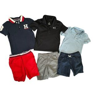 Boys 4T Bundle Tommy Hilfiger Under Armour Columbia Outfits Lot 6 Pieces